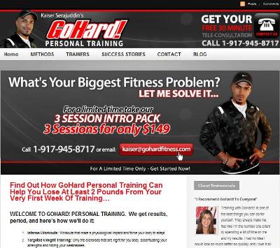 My Personal Training site, the one that started it all ...