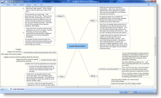 fitness-product-mind-map